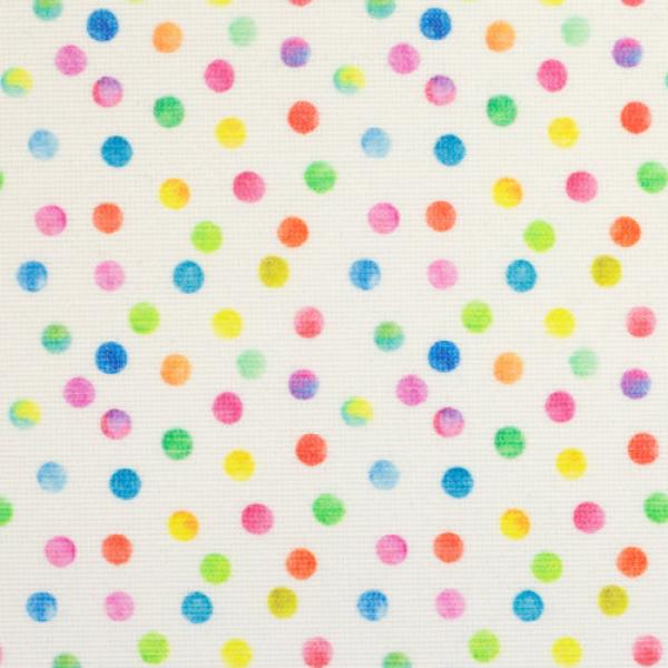 Baumwolle beschichtet Bunte Punkte by Swafing